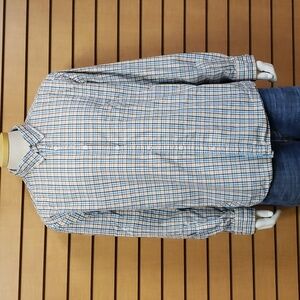 GH Bass & Co. Gun Club Plaid Button Down Long Sleeve Shirt Size XL